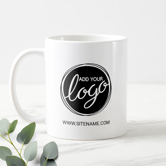Mug Logo d'entreprise personnalisé avec texte personna (Créateur téléchargé)