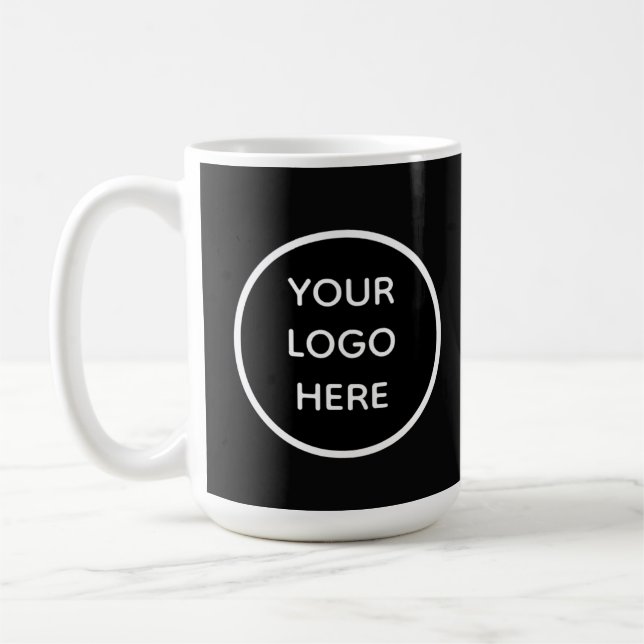 Mug Logo d'entreprise personnalisé et marqué (Gauche)