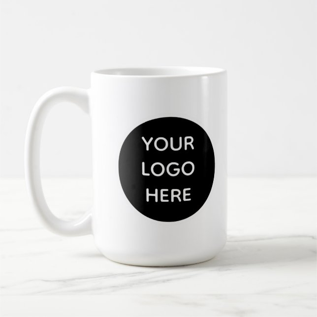Mug Logo d'entreprise personnalisé et marqué (Gauche)