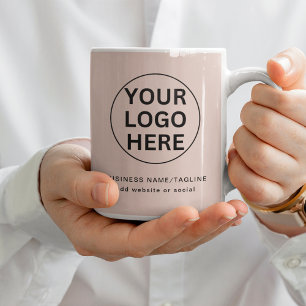 Mug Logo d'entreprise personnalisé et texte promotionn