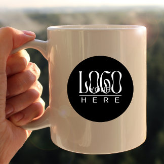 Mug Logo d'entreprise personnalisé simple moderne et s