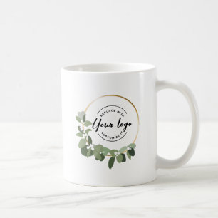 Mug Logo d'entreprise personnalisée Eucalyptus Wreath