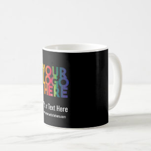 Mug Logo d'entreprise simple en noir