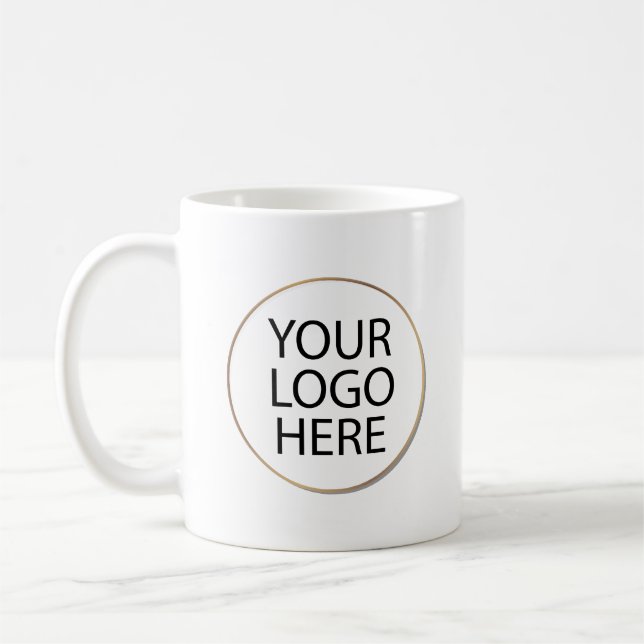 Mug Logo d'entreprise simple et personnalisé (Gauche)