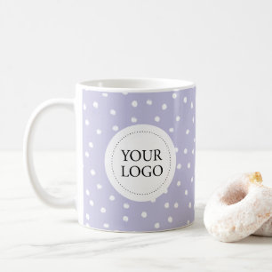 Mug Logo d'entreprise simple Motif Motif violet person