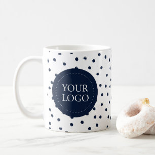 Mug Logo d'entreprise simple Navy minimum personnalisé