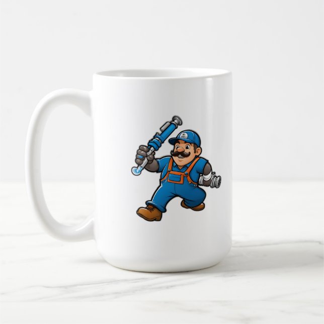 Mug logo des services de plomberie (Gauche)