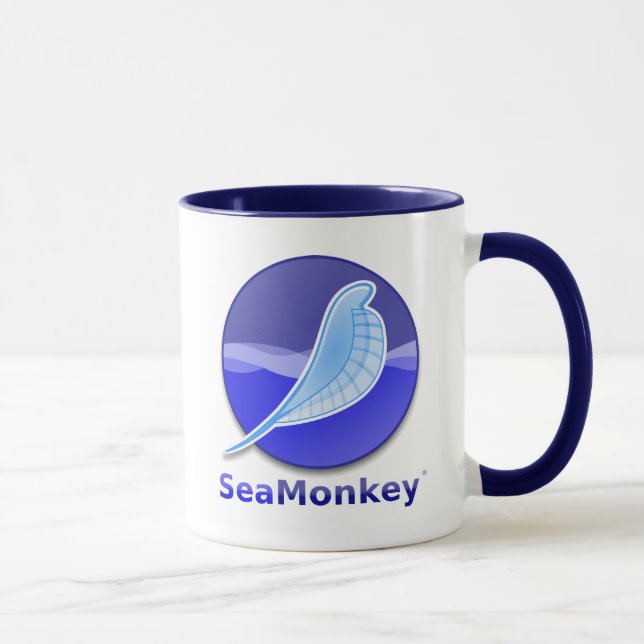 Mug Logo des textes de SeaMonkey (Droite)