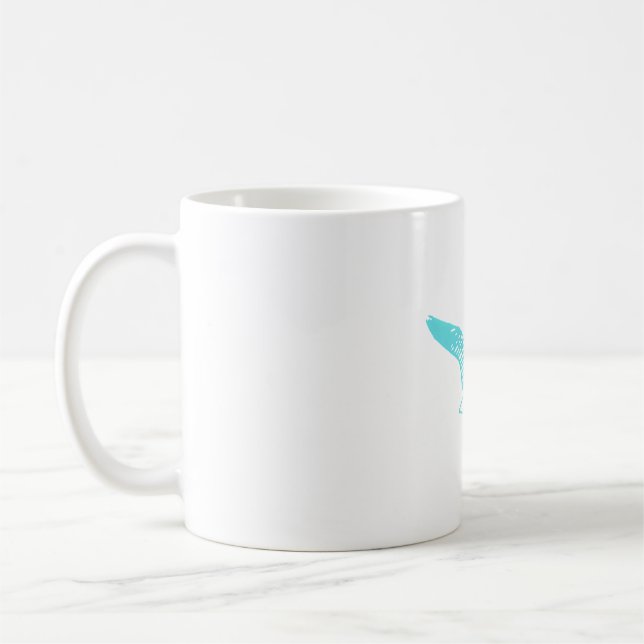 Mug Logo d'oiseau de mer de Tortugas sec (Gauche)