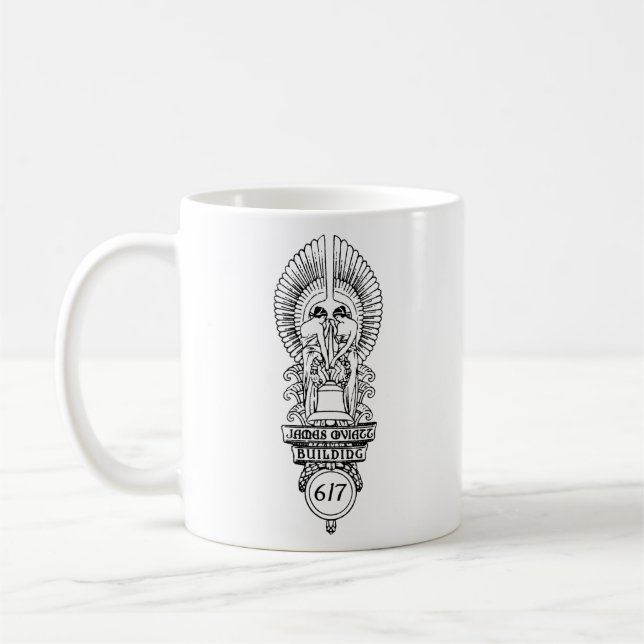 Mug logo Double-classé de bâtiment d'Oviatt (Gauche)
