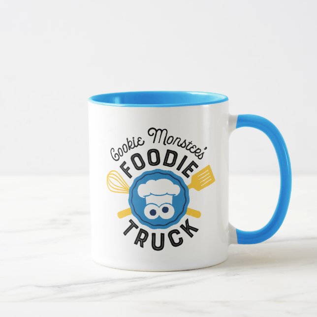 Mug Logo du camion gastronomique de Cookie Monster (Droite)