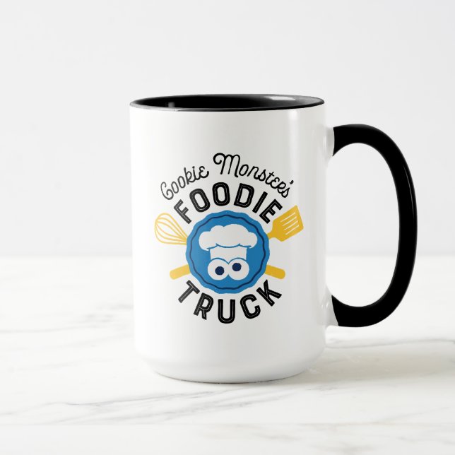 Mug Logo du camion gastronomique de Cookie Monster (Droite)