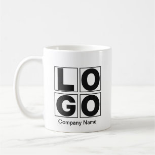 Mug Logo du Carré de l'entreprise et nom commercial