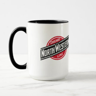 Mug Logo du chemin de fer Vintage de Chicago