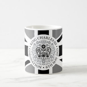 Mug Logo du couronnement royal du roi Charles III Patr