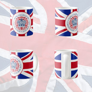 Mug Logo du couronnement royal du roi Charles III Patr