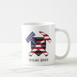 Mug Logo du marteau croisé du drapeau américain "La gé