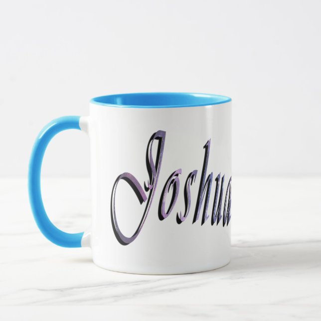 Mug Logo du nom de Joshua, (Gauche)