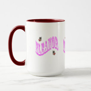 Mug Logo du nom d'Eleanor,