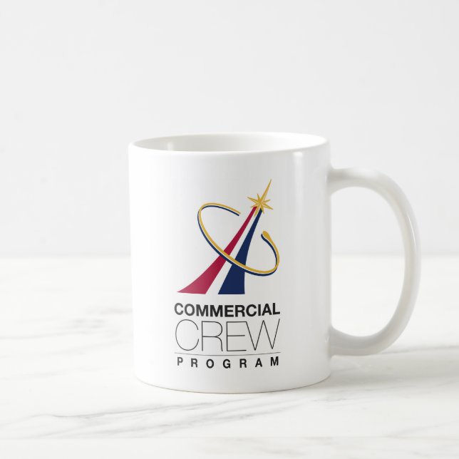 Mug Logo du programme d'équipage commercial de la NASA (Droite)