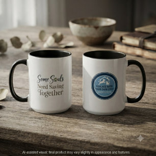 Mug Logo du sauvetage ensemble pour certaines âmes