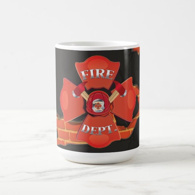 Mug Logo du service d'incendie (Centre)