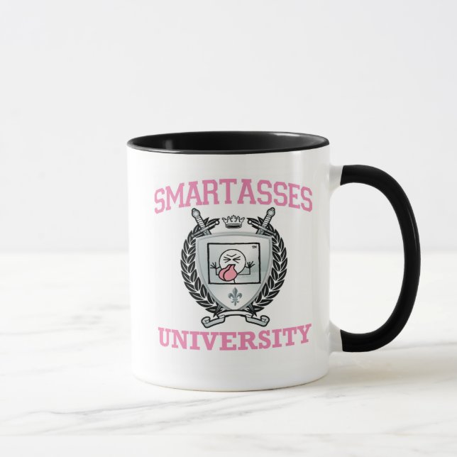 Mug Logo d'université de Smartasses (Droite)