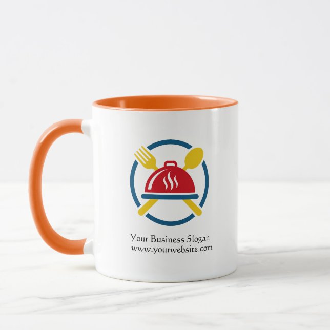 Mug Logo Entreprise de Restaurant (Gauche)