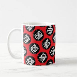 Mug logo entreprise personnalisé rouge modèle employé