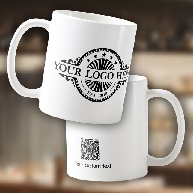 Mug Logo et QR Code Business Marketing (Créateur téléchargé)