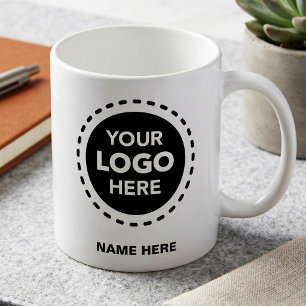 Mug Logo Marque Personnalisée - Cadeau d'Intégration d