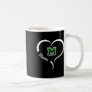 Mug Logo Marshfield Rams Demi-Coeur Slogan Hs