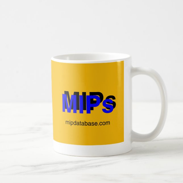 Mug logo muqueuse texte bleu foncé (Droite)