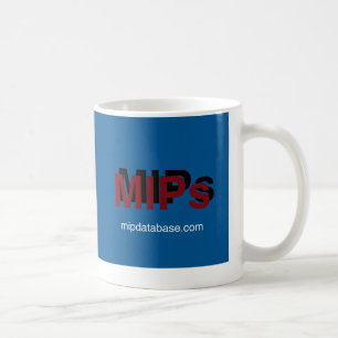 Mug logo muqueuse texte rouge foncé
