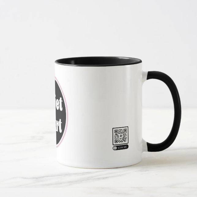 Mug Logo Objet D'Art : Code QR numérisé (Droite)