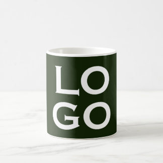 Mug Logo ou image personnalisée sur Forest Green