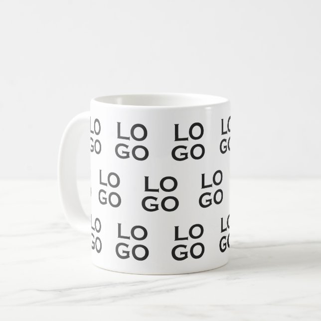 Mug Logo personnalisé d'entreprise ou de société sur f (Devant gauche)
