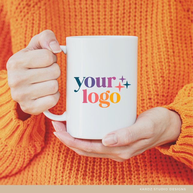 Mug Logo personnalisé moderne de marque blanche (Créateur téléchargé)