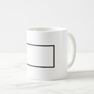 Mug Logo personnalisé simple et élégant ici société