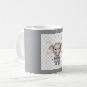Mug Logo personnalisé simple minimal élégant ici entre