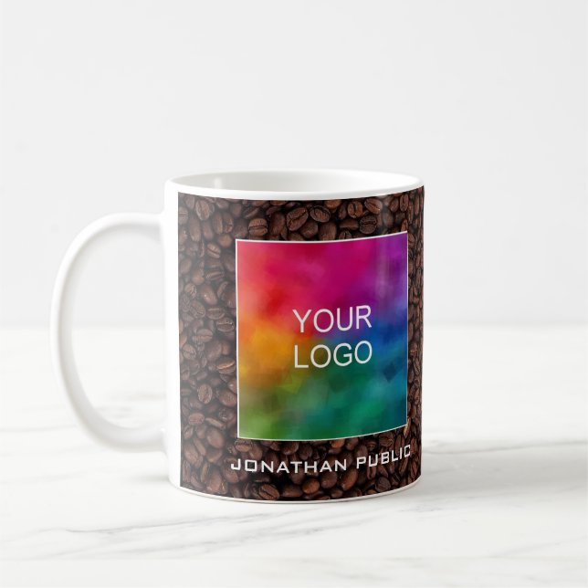 Mug Logo Professionnel Personnalisé Ici Ajouter Le Nom (Gauche)