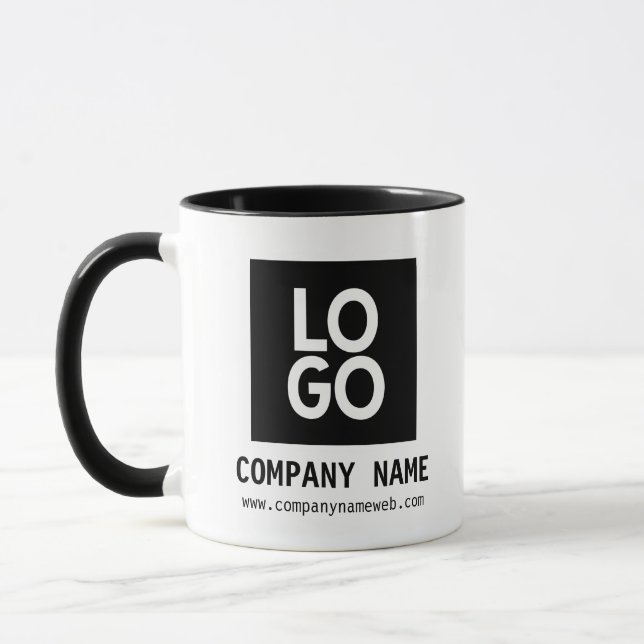 Mug Logo promotionnel personnalisé (Gauche)