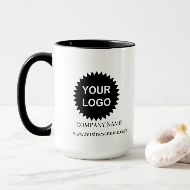 Mug Logo promotionnel personnalisé (Avec donut)