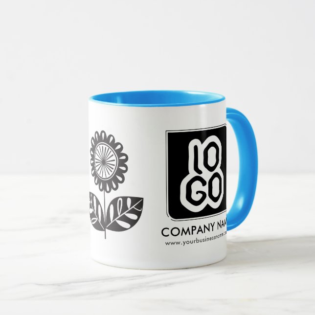 Mug Logo promotionnel personnalisé (Devant droit)