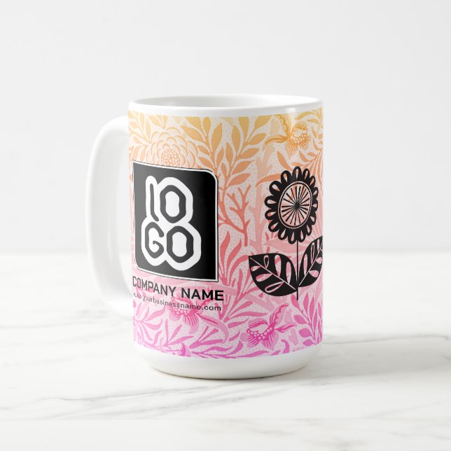 Mug Logo promotionnel personnalisé (Devant gauche)