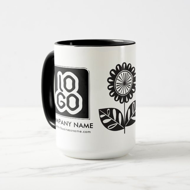 Mug Logo promotionnel personnalisé (Devant gauche)