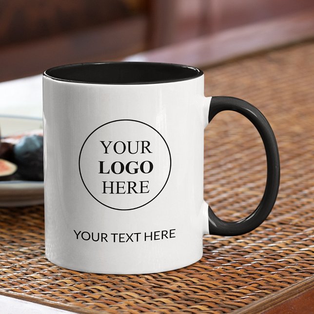 Mug Logo Promotionnel Personnalisé – Aucune Commande M (Créateur téléchargé)
