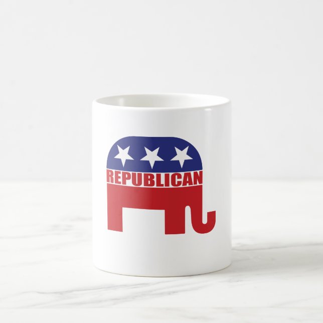 Mug Logo républicain d'éléphant (Centre)
