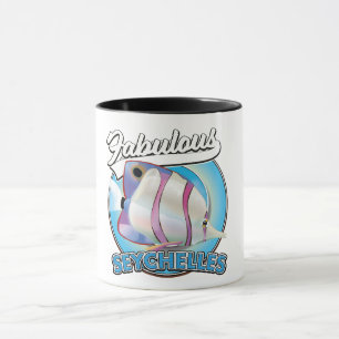 Mug Logo rétro des Seychelles fabuleux