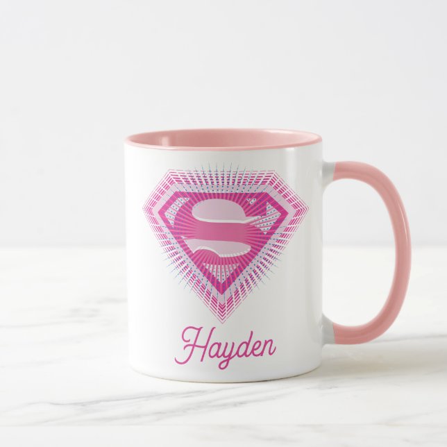 Mug Logo Rose Supergirl (Droite)